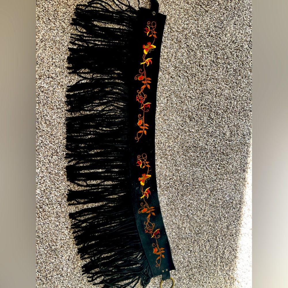 Black stylish belt